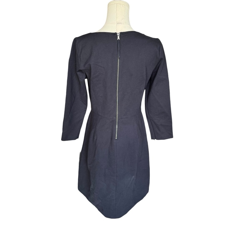 SPANX - Perfect A-Line 3/4 Sleeve Dress Classic Black Sz M - Picture 6 of 10